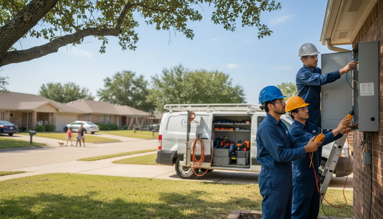 Certified electrician providing emergency electrical services in Forest, VA